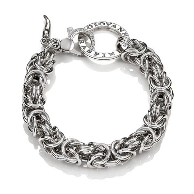 Bracciale Giovanni Raspini Maglia Bizantina Argento Donna [fa777193]