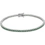 Bracciale Comete Tennis zirconi Verdi UBR996 M19 [d6980da8]