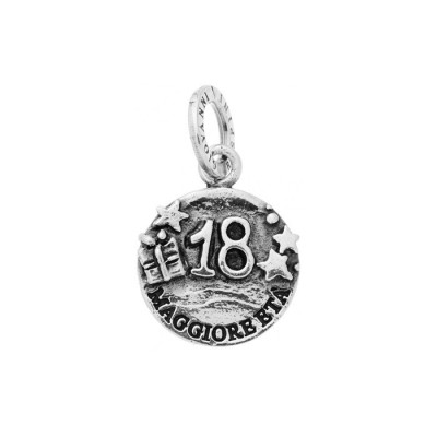 Charm Giovanni Raspini Medaglia 18 maggiore età 10279 [f09e5035]