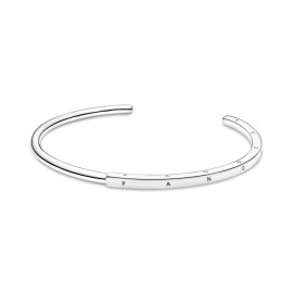 Bracciale Rigido Pandora Signature con Logo 599493C00 [61d4846a]