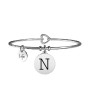 Bracciale Kidult in acciaio Lettera N 231555N [db557367]