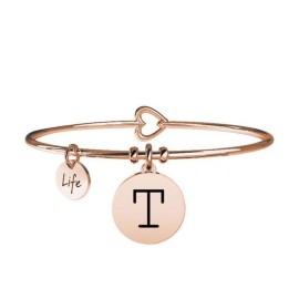 Bracciale Kidult Symbols Lettera T Rosè 731014T [0459e11a]