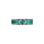 Anello Gucci Interlocking silver & turquoise YBC645573 [f9e777fb]