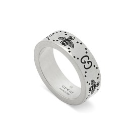 Anello Gucci signature GG semi shini YBC728389 [8ded7203]