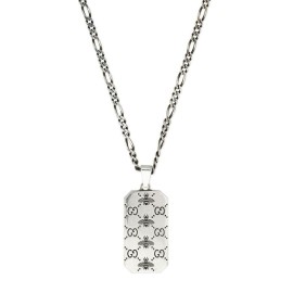 Collana Gucci Signature con targhetta logo e api YBB728265 [d62545c2]