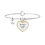 Bracciale rigido mamma con ciondolo cuore 732139 [976548d7]