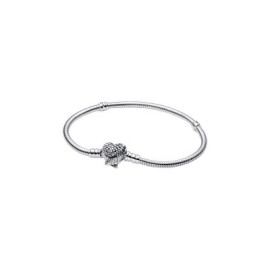 Bracciale con Chiusura a Cuore e Ali d'Angelo Pandora 593680C01 [8a694586]