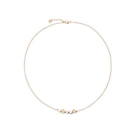 Collana cuore oro rosa e argento [2499592e]