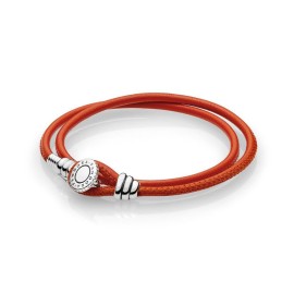 Bracciale cordino doppio giro arancio [b1d05738]